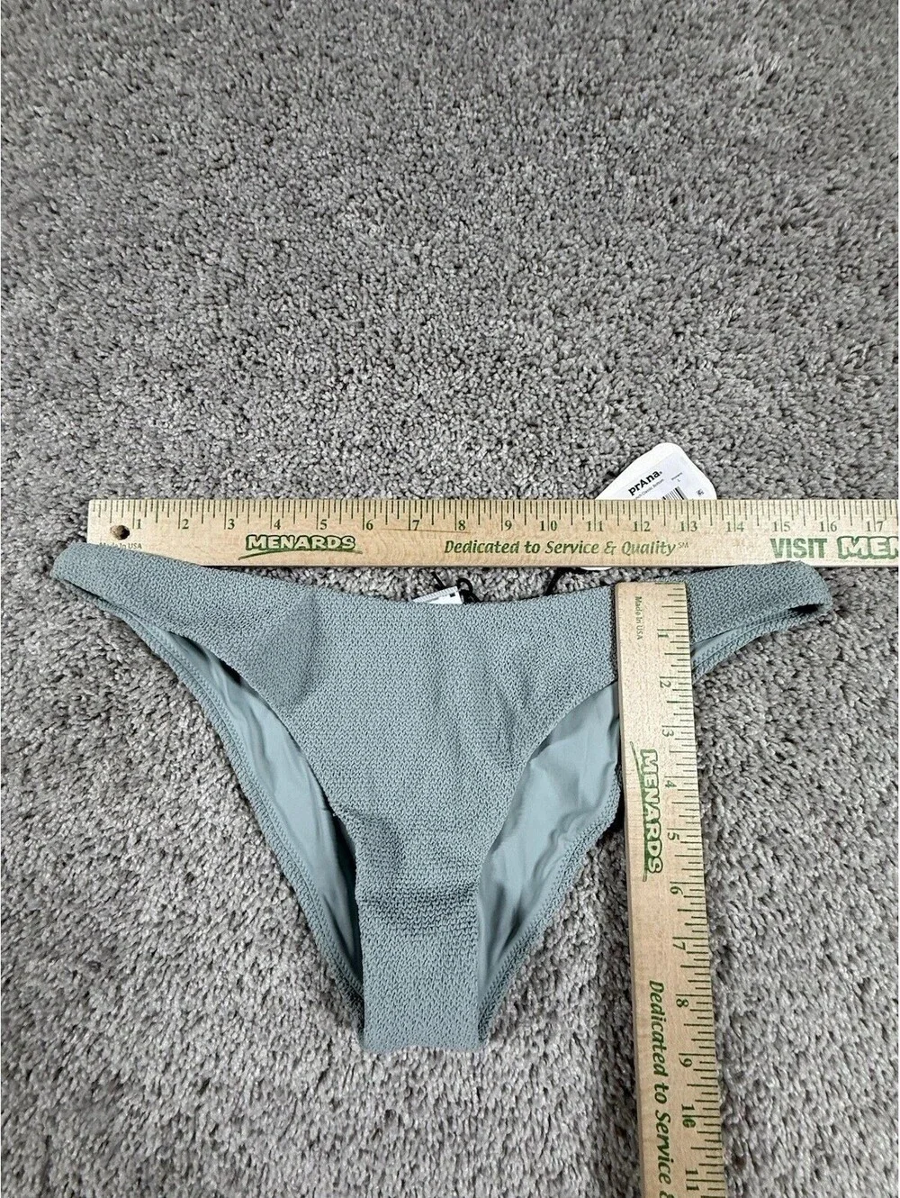 NWT Prana Lahari Scrunch Classic Bottom Size Large Saltwater Blue $58